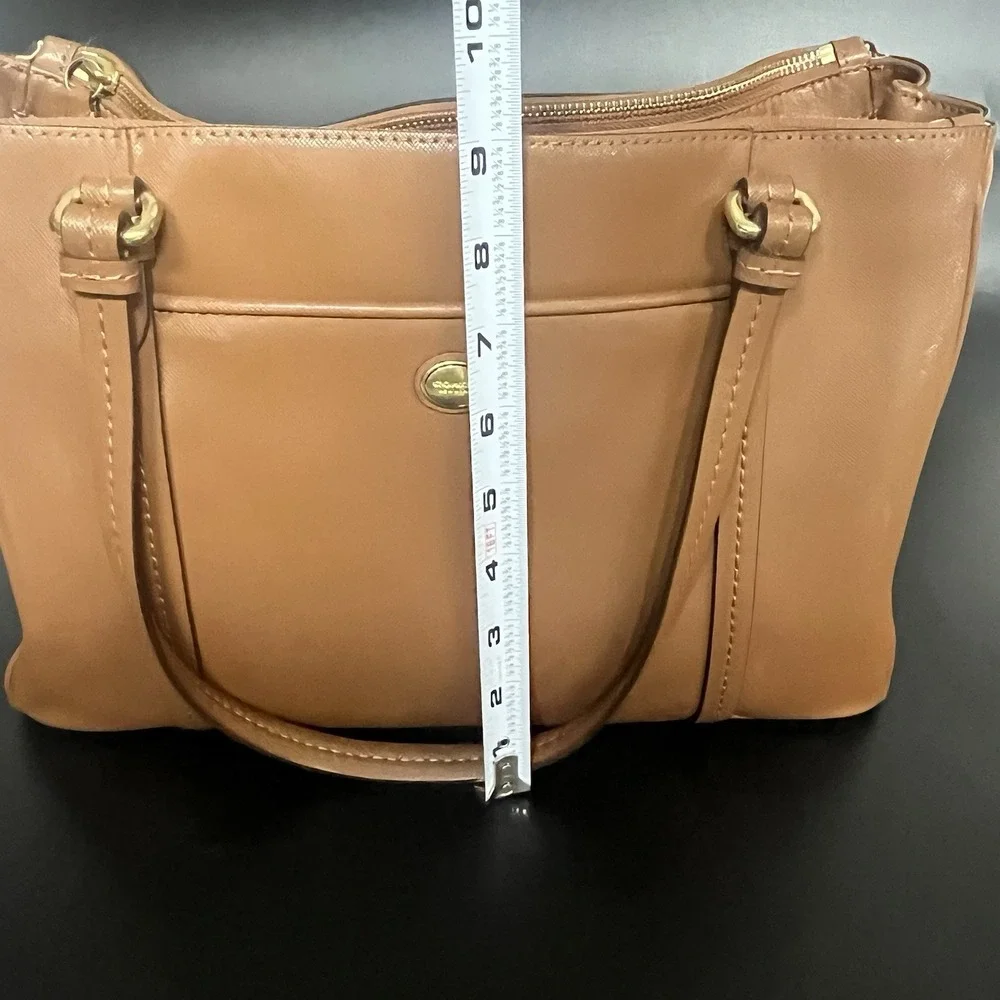 Coach Peyton Jordan Double Zip Carryall Handbag Tote 13